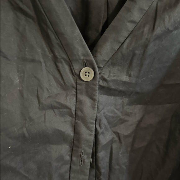 🖤 Everlane Black Button-Front Blouse – Size 6 - Picture 3 of 4